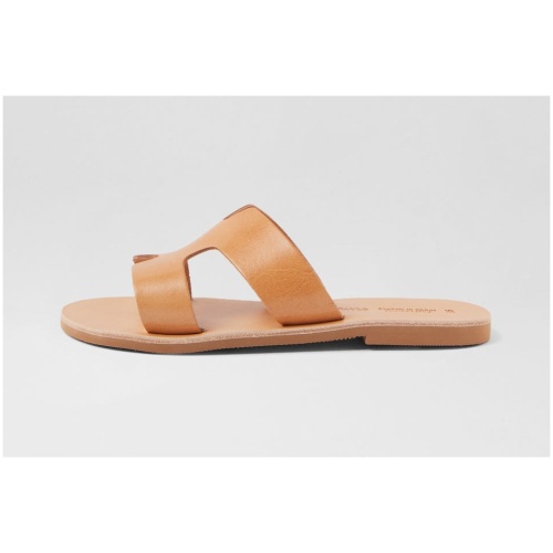 Ammos Maia Sandal Af Tan Leather Tan Sandals Womens Shoes Casual Sandals Flat Sandals
