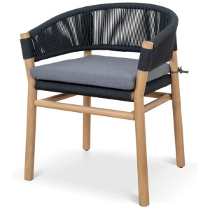 Andor Outdoor Dining Chair - Royal Anthracite by Interior Secrets - AfterPay Available