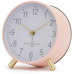 Angelina Silent Alarm Clock - Blush by Interior Secrets - AfterPay Available