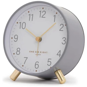 Angelina Silent Alarm Clock - Grey by Interior Secrets - AfterPay Available