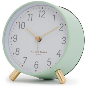 Angelina Silent Alarm Clock - Mint by Interior Secrets - AfterPay Available