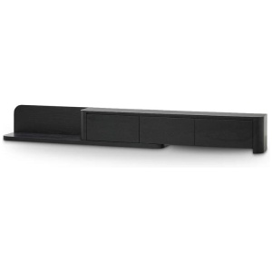 Anna Extendable TV Entertainment Unit - Full Black Oak by Interior Secrets - AfterPay Available