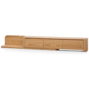 Anna Extendable TV Entertainment Unit - Natural Oak by Interior Secrets - AfterPay Available