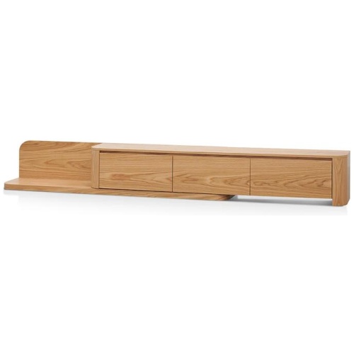 Anna Extendable TV Entertainment Unit - Natural Oak by Interior Secrets - AfterPay Available