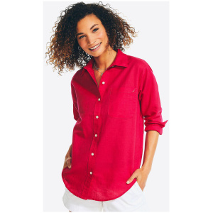 Annabel Linen Boyfriend Shirt