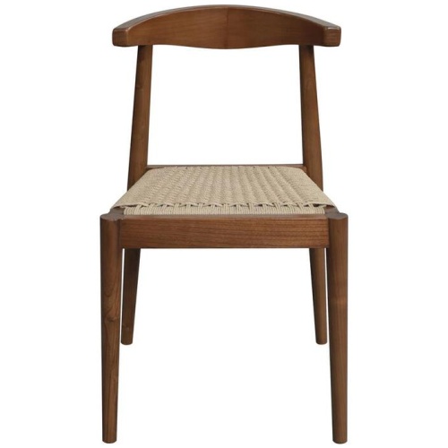 Arden Solid Oak Dining Chair with Loom (Almond)
