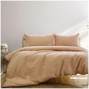 Ardor Chateau Cinnamon Embossed Quilt Cover Set King