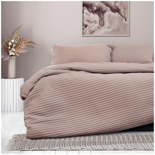 Ardor London Bark Embossed Quilt Cover Set Queen