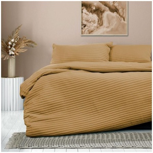 Ardor London Cinnamon Embossed Quilt Cover Set Queen