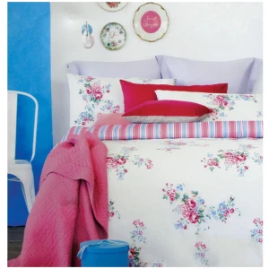 Ardor Rose Pink Quilt Cover Set King