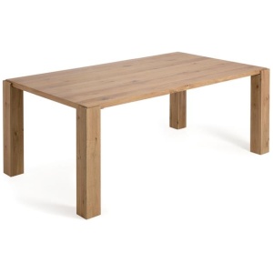 Arina 200cm x 100cm Wooden Dining Table - Natural by Interior Secrets - AfterPay Available