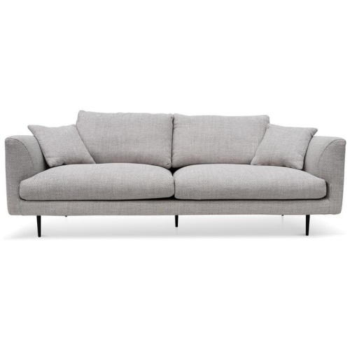 Arlette 4 Seater Fabric Sofa - Passive Grey by Interior Secrets - AfterPay Available