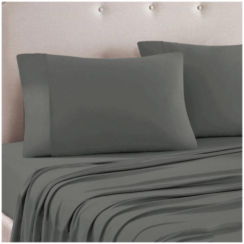 Art Terrace Microfiber Sheet Set Queen 33cm Wall Grey