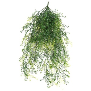 Artificial Hanging Plant (Mixed Green String of Pearls) UV Resistant 90cm