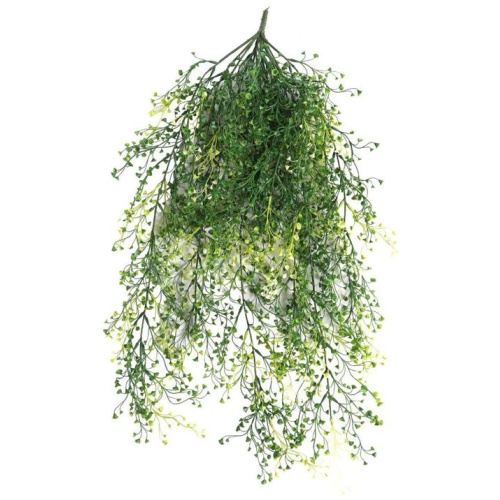 Artificial Hanging Plant (Mixed Green String of Pearls) UV Resistant 90cm