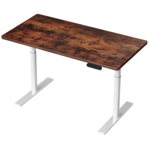 Artiss Standing Desk Motorised Electric Dual Motor 120CM Rustic Brown