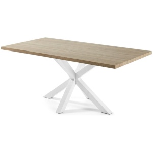 Arya 2m Veneer Dining Table - White by Interior Secrets - AfterPay Available