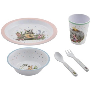 Ashdene Aussie Fairies 5 Piece Kids Dinner Set