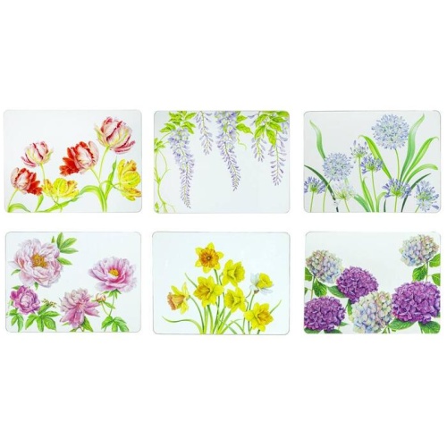 Ashdene Botanical Symphony Set of 6 Placemats