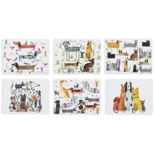 Ashdene Canine Capers Set of 6 Placemats