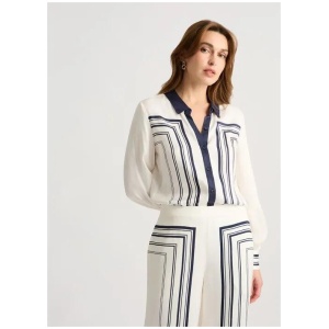Astrid Geometric Blouse