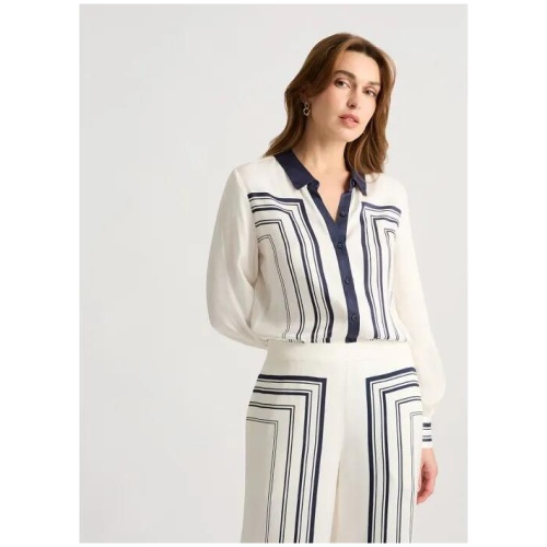 Astrid Geometric Blouse