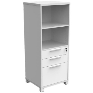 Axis Tower Bookcase - White by Interior Secrets - AfterPay Available