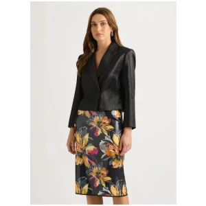 Azalea Shimmer Crop Jacket