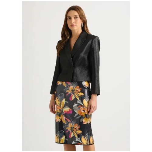 Azalea Shimmer Crop Jacket