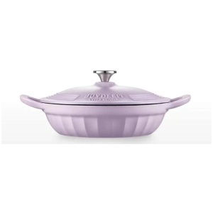 BUYDEEM CP581 Enameled Cast Iron Dutch Oven Purple