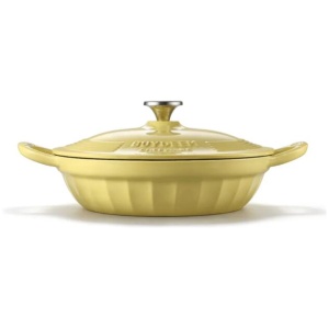 BUYDEEM CP581 Enameled Cast Iron Dutch Oven Yellow