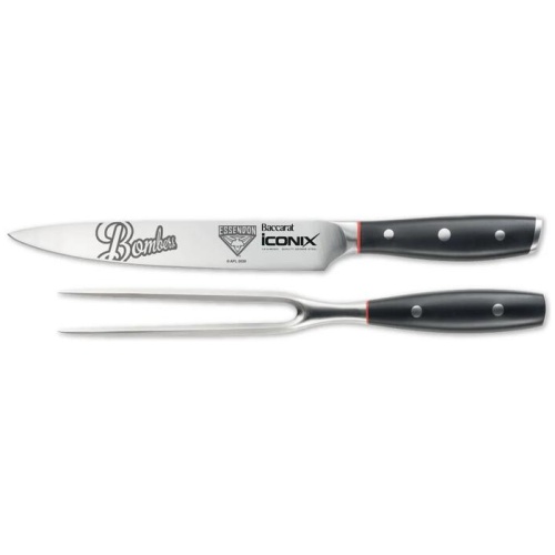 Baccarat iconiX Carving Knife Set AFL Essendon Bombers