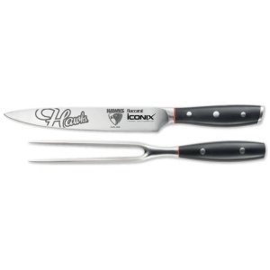 Baccarat iconiX Carving Knife Set AFL Hawthorn Hawks
