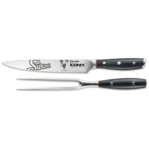 Baccarat iconiX Carving Knife Set AFL Sydney Swans