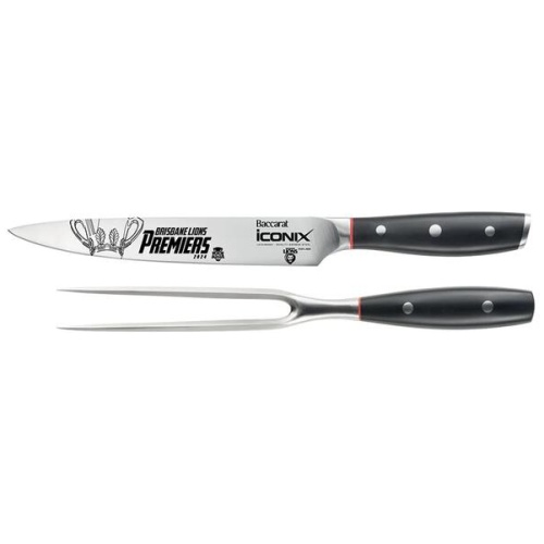 Baccarat iconiX Carving Knife Set Premiers 2024 Brisbane Lions