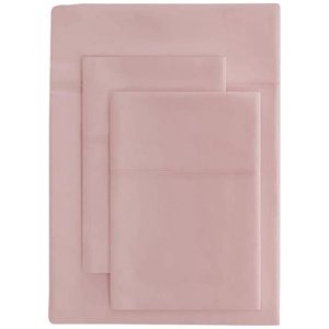 Balmain 1000 Thread Count Hotel Grade Bamboo Cotton Quilt Cover Pillowcases Set - King - Blush