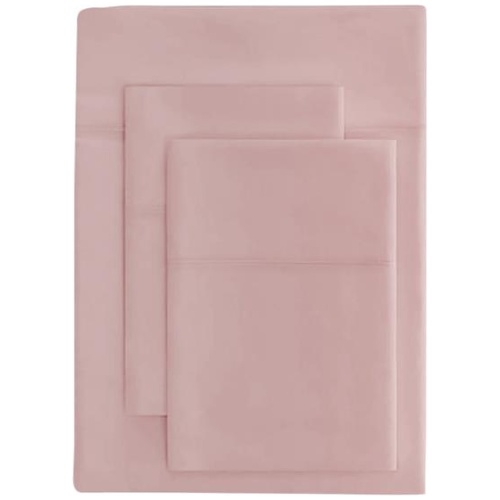 Balmain 1000 Thread Count Hotel Grade Bamboo Cotton Quilt Cover Pillowcases Set - King - Blush