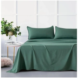 Bamboo Microfibre Sheet Set - Green - King