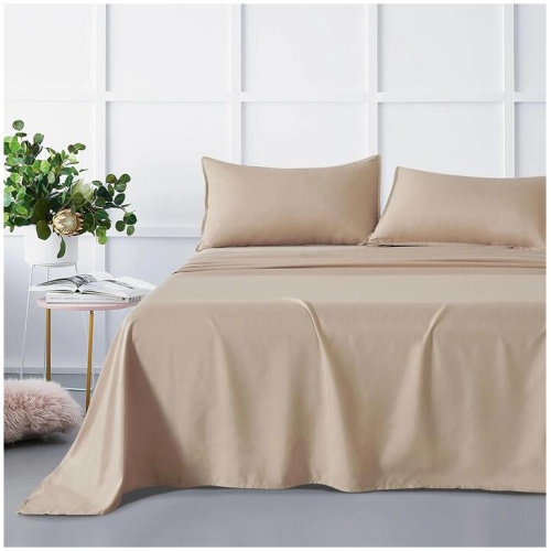 Bamboo Microfibre Sheet Set - Linen - Queen