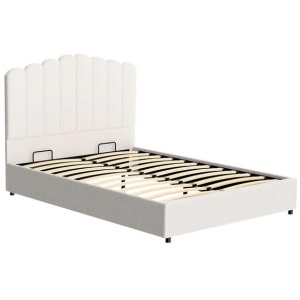 Bed Frame Double Size Boucle FION