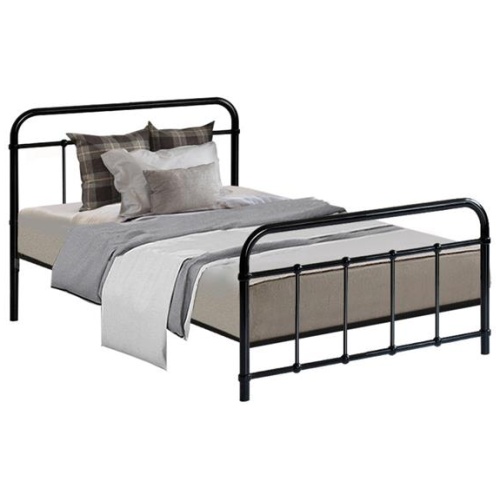 Bed Frame Metal Frames LEO - Single (Black)