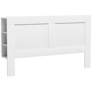 Bed Head Headboard King with Shelves - CABI White
