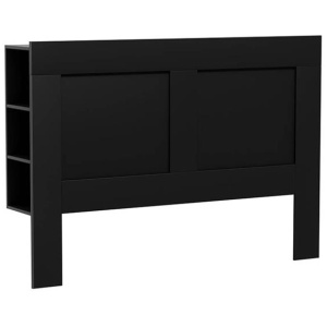 Bed Head Headboard Queen with Shelves - CABI Black