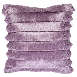 Bedding House Fringy Lilac Luxury Cotton Filled Cushion