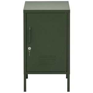 Bedside Table Metal Cabinet - Green