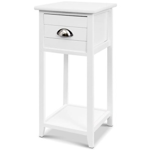 Bedside Table Vintage - THYME White