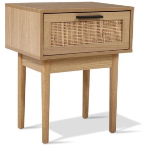 Bedside Tables Side Table Rattan Drawers Nightstand