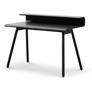Belinda Wooden Home Office Desk - Full Black by Interior Secrets - AfterPay Available
