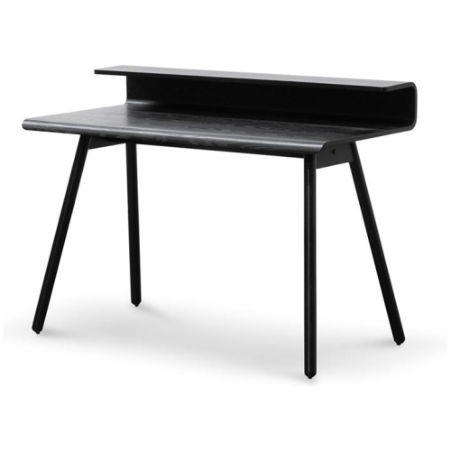Belinda Wooden Home Office Desk - Full Black by Interior Secrets - AfterPay Available