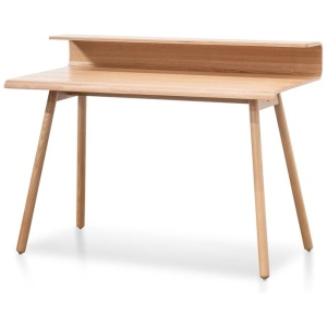Belinda Wooden Home Office Desk - Natural by Interior Secrets - AfterPay Available